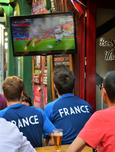 Retransmission d'un match de l'équipe de France lors de la Coupe du Monde 2018