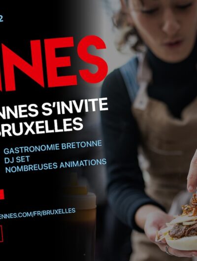 Affiche d el'opération Rennes s'invite à Bruxelles