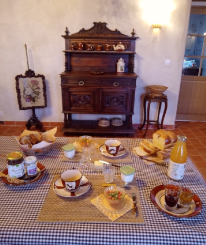 Table de petit-déjeuner