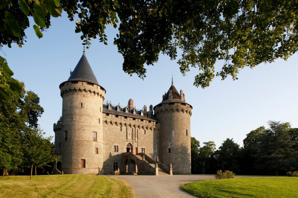 Vue du château de Combourg