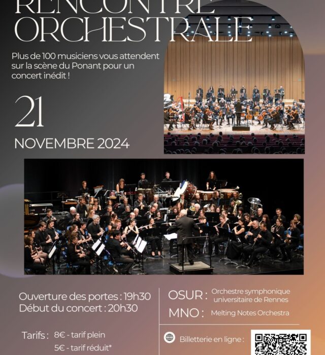 Rencontre orchestrale : MNO / OSUR Le 21 nov 2024