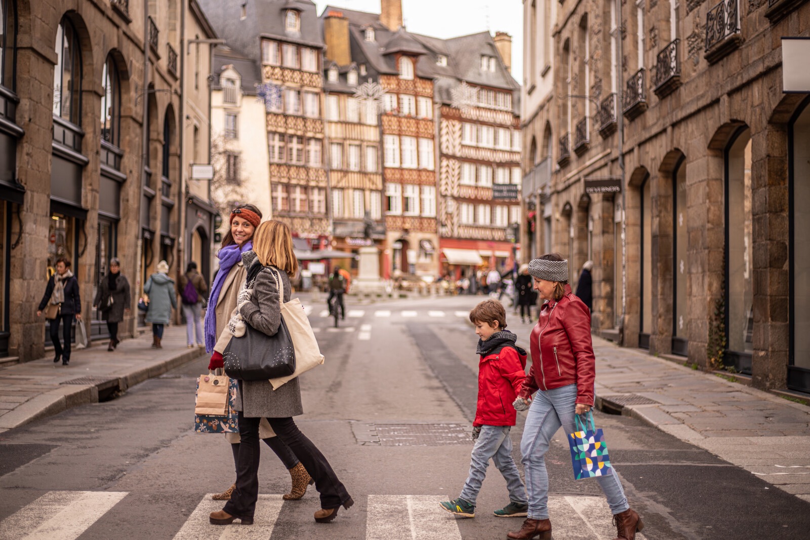 Se déplacer à pied à Rennes est un jeu d'enfant