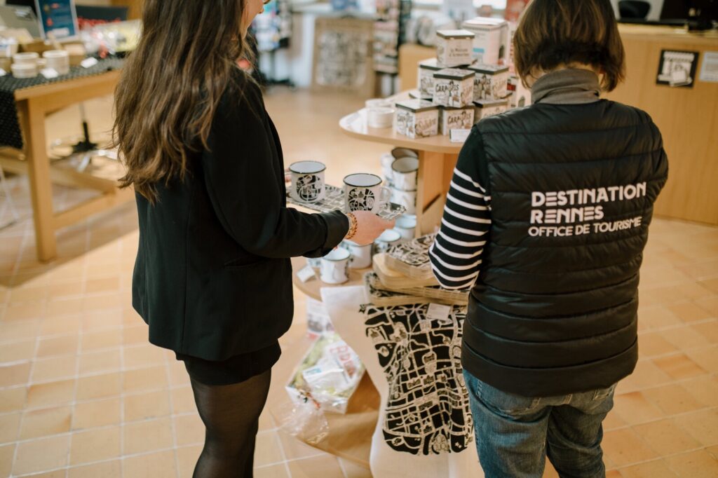 Boutique de l'office de tourisme de Rennes Métropole