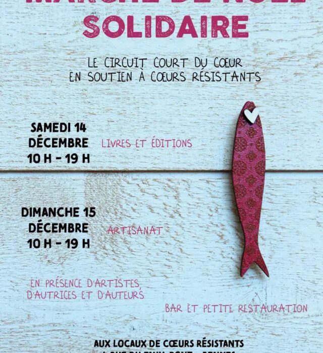 Marché de Noël solidaire Du 14 au 15 déc 2024