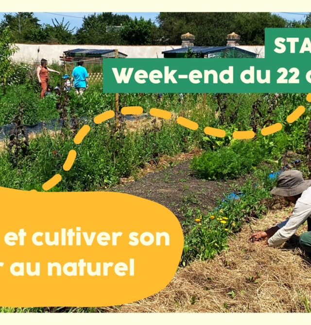 ((Stage 2 jours)) Concevoir et cultiver son potager au naturel Du 22 au 23 mars 2025