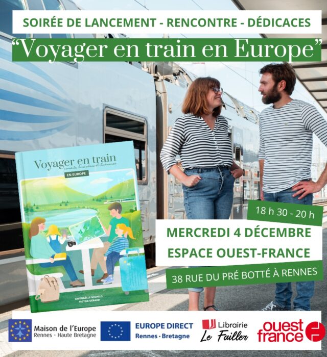 Soirée de lancement "Voyager en train en Europe" Le 4 déc 2024