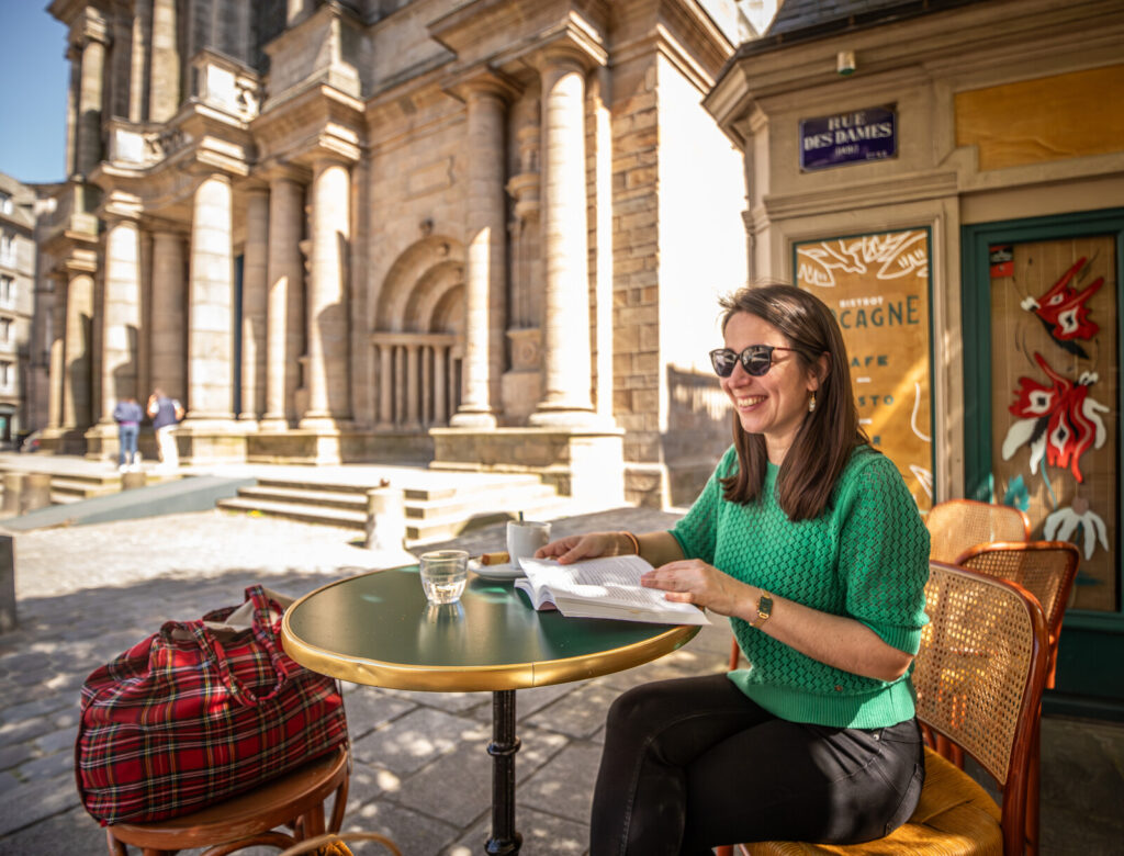 Cliente en terrasse