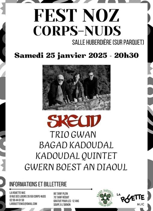 Fest-Noz de Corps-Nuds Du 25 au 26 janv 2025