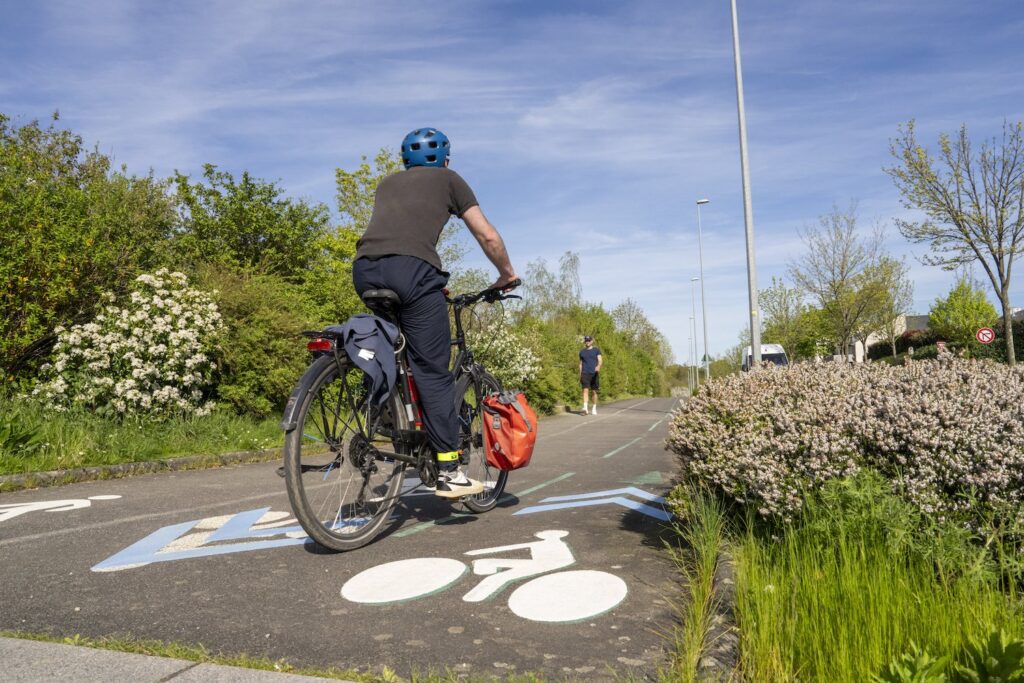 Piste cyclable du Réseau Express Vélo de Rennes Métropole