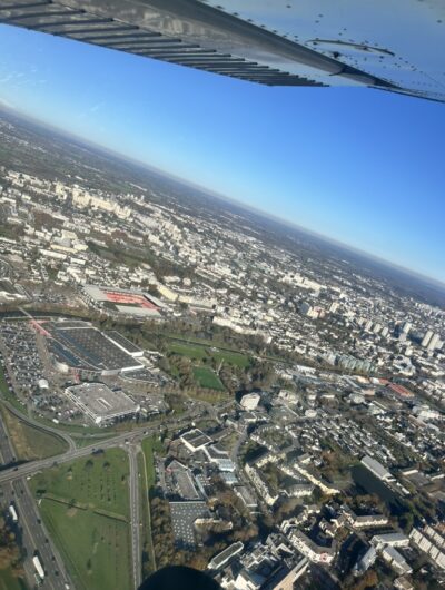 Vue aérienne de Rennes